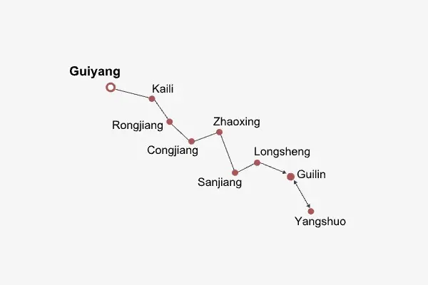 8 Days Private Tour of Guiyang - Kaili - Rongjiang - Congjiang - Zhaoxing - Sanjiang - Longsheng - Guilin - Yangshuo - Guilin — photo 3