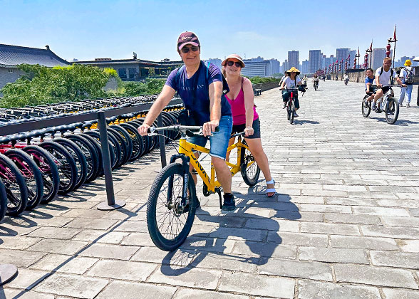 Cycling on the City Wall