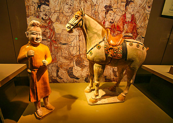 Tang Tri-colored Pottery