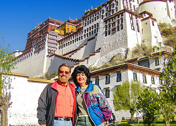 Our Guest at the Potala Palace
