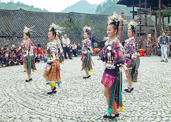 Local People in Dong Minority Village