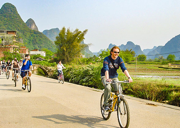 Cycling in Yangshuo