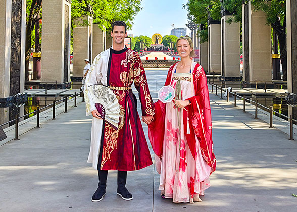 Our Guests in Traditional Chinese Dress